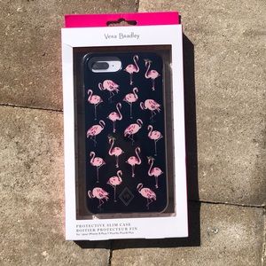 NWT Vera Bradley Iphone 7 & 8 Plus Flamingo Case